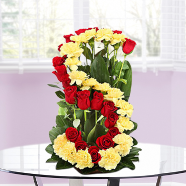 Alphabet Flower Arrangement Personalised 