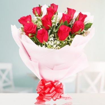 Red Roses Bouquet 